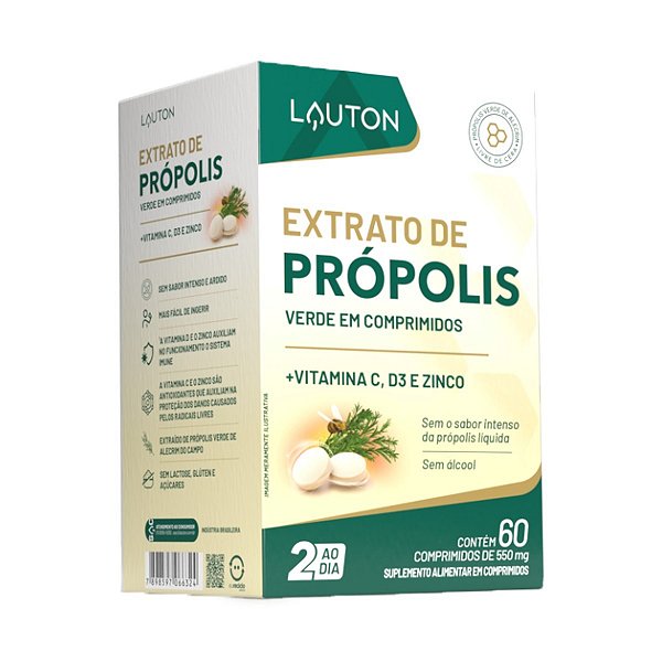EXTRATO DE PRÓPOLIS 60 CAPS LAUTON
