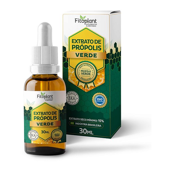 EXTRATO DE PRÓPOLIS VERDE 30ml
