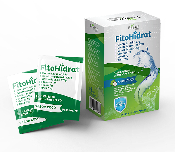FITOHIDRAT SABOR COCO C/ 4 SACHES 75g cd