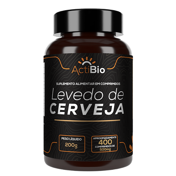 LEVEDO DE CERVEJA PURO(APROX. 400COMP. DE 500MG)