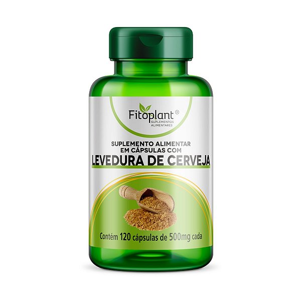 LEVEDURA DE CERVEJA 600mg 120 caps  FITOPLANT