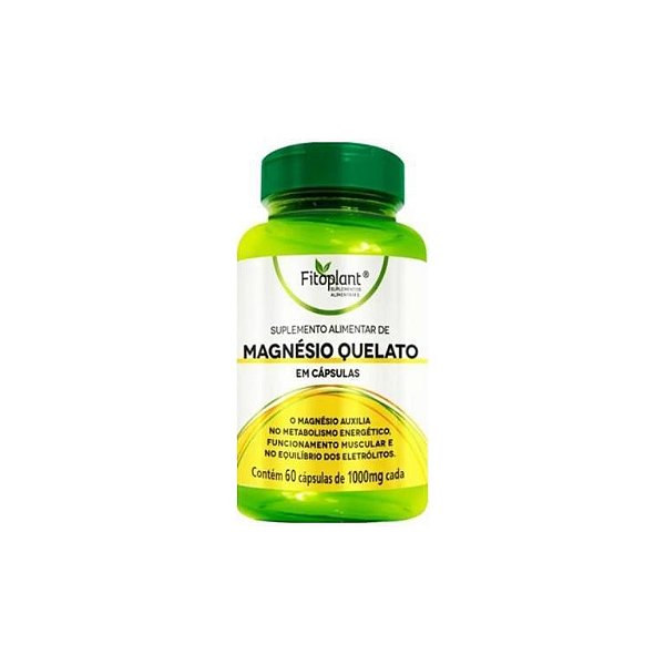 MAGNÉSIO QUELATO 1450 mg 60 CAPS  FITOPLANT