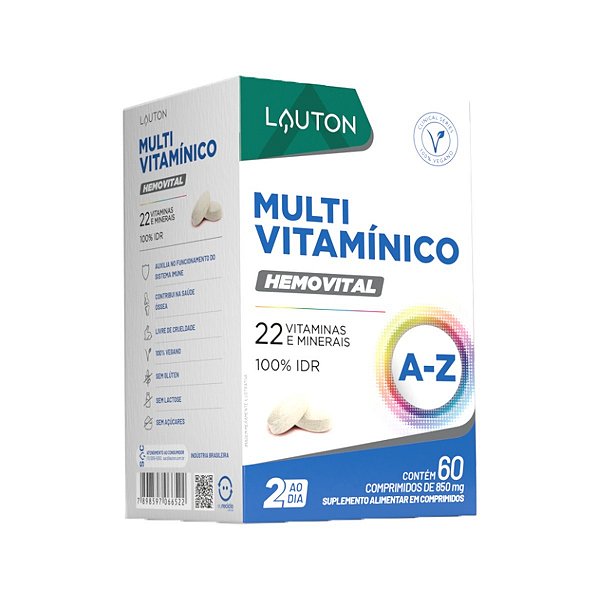 MULTIVITAMÍNICO 100% IDR VEGANO
