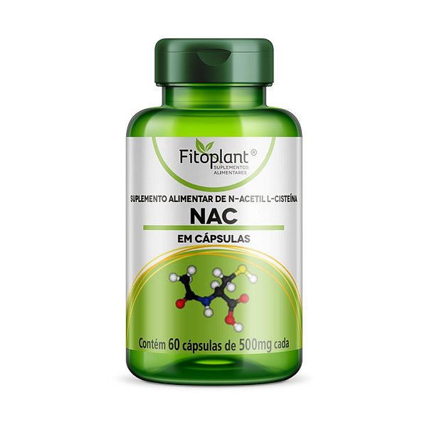 NAC 500mg 60 caps (N-ACETILCISTEÍNA)