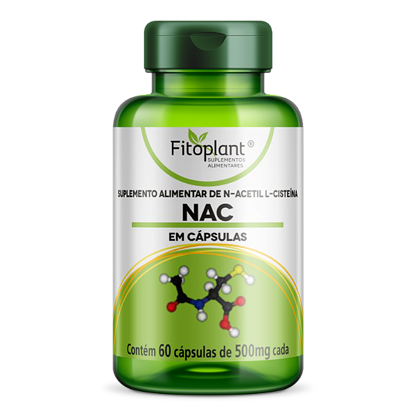NAC 500mg 60 caps (N-ACETILCISTEÍNA)