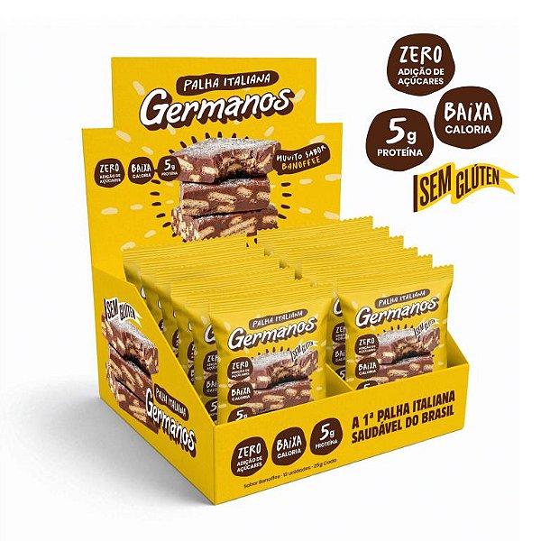 PALHA ITALIANA BANOFFEE ZERO AÇÚCAR DP C/12