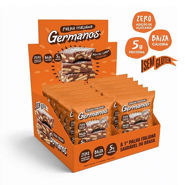 PALHA ITALIANA CHURROS ZERO ACUCAR DP 12UN