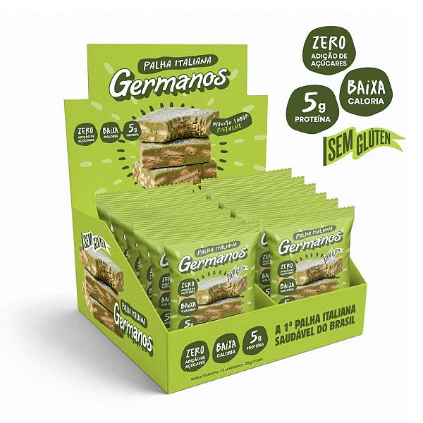 PALHA ITALIANA PISTACHE ZERO ACUCAR DP 12UN