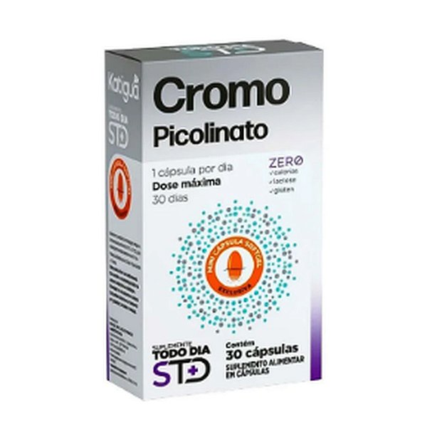 PICOLINATO DE CROMO 30CAPS (1 ao dia) KATIGUA