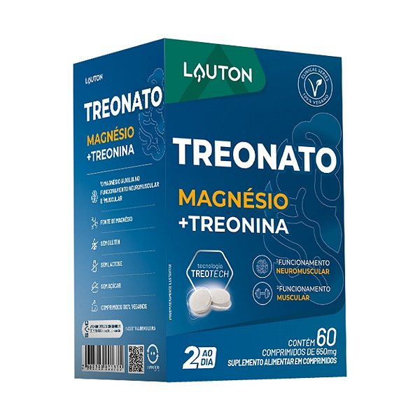 TREONATO (MAGNESIO+TREONINA) 650MG 60COMP LAUTON