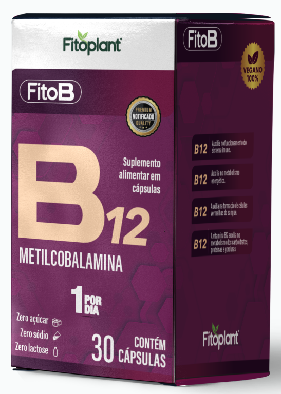 VITAMINA B12 30caps (METILCOBALAMINA) FITOPLANT