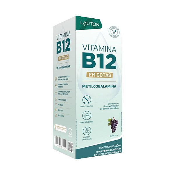 VITAMINA B12 GOTAS PREMIUM SABOR UVA LAUTON