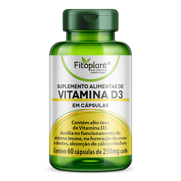 VITAMINA D3 2000UI 380mg 60caps  FITOPLANT
