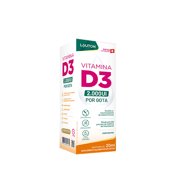 VITAMINA D3 PURA 2000UI POR GOTA LAUTON