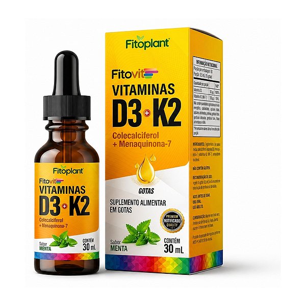 VITAMINAS D3 + K2 + VIT E 30ML - FITOPLANT