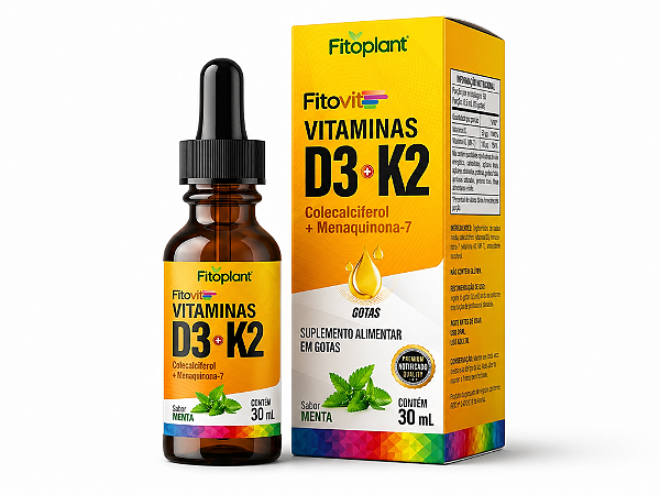 VITAMINAS D3 + K2 + VIT E 30ML - FITOPLANT