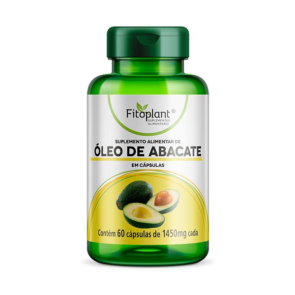 ÓLEO DE ABACATE 1340 MG 60 CAPS  FITOPLANT