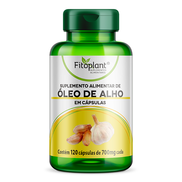 ÓLEO DE ALHO 700 MG 120 CAPS  FITOPLANT