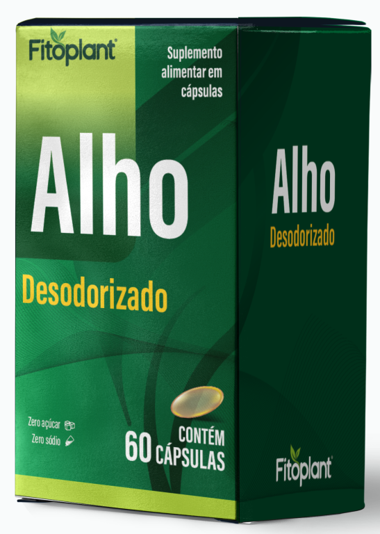 ÓLEO DE ALHO 700 MG 60 CAPS  FITOPLANT
