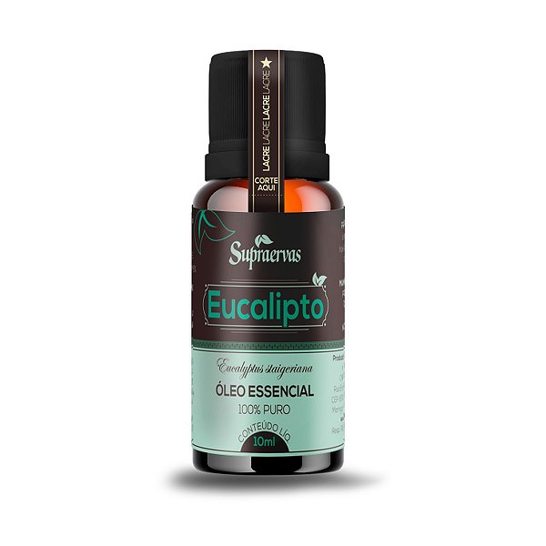 ÓLEO ESSENCIAL DE EUCALIPTO 10ml (100% PURO)