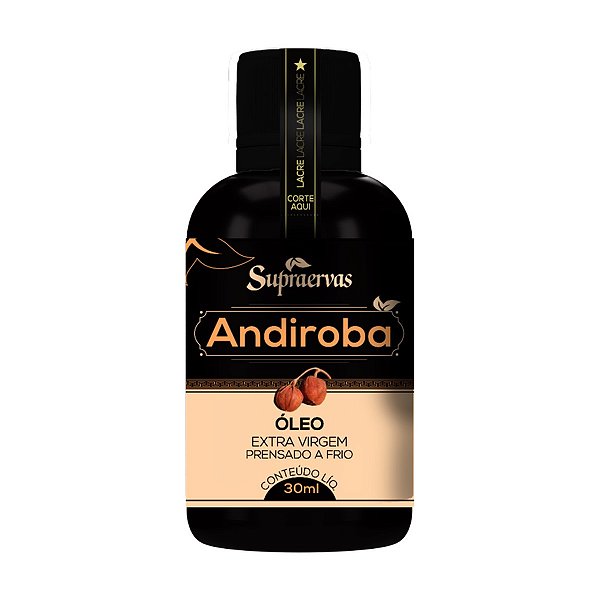 ÓLEO VEGETAL DE ANDIROBA 30ML(PRENSSADO A FRIO)