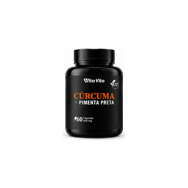 CÚRCUMA COM PIMENTA PRETA 60caps 500mg