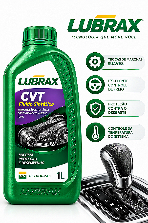 Óleo para Câmbio Automático Lubrax CVT Sintético 1L