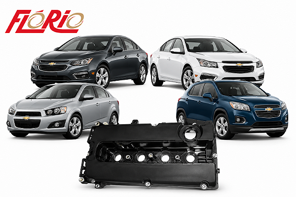 Tampa do Comando de Válvulas com Junta GM Cruze Sonic Tracker - Florio 34113