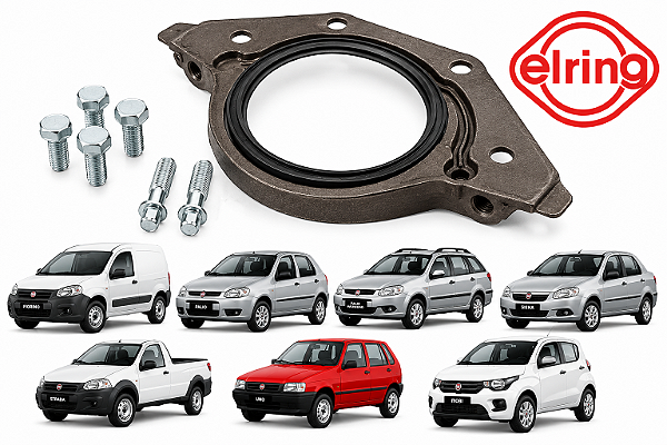 Retentor Traseiro Fiat Uno Palio Strada Fire / Fire Evo 8V Com Flange - Elring 600.910