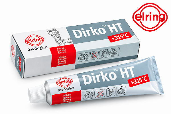 Cola Silicone Junta Liquida Dirko HT Cinza 70ml Elring - 648.661