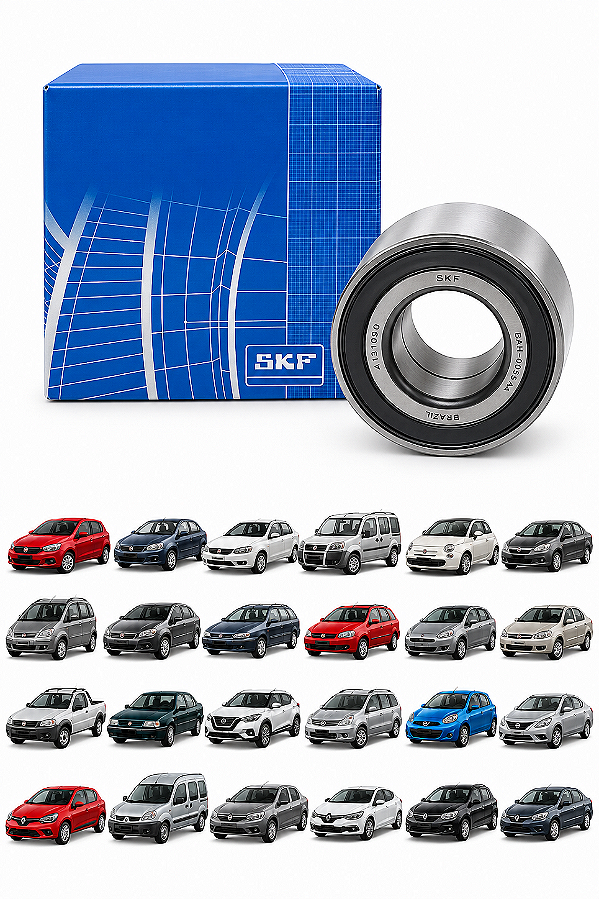 Rolamento Roda Dianteira Com ABS Fiat Nissan Renault