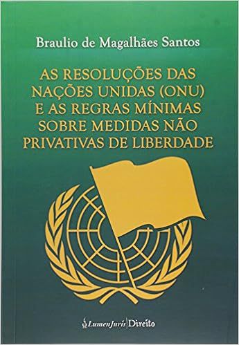 As Resoluções das Nações Unidas (ONU) e as Regras Mínimas Sobre Medidas não Privativas de Liberdade