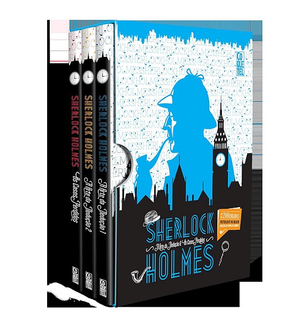 Box - Sherlock Holmes - A Arte da dedução & Os casos Pedidos: Mais de 200 enigmas Inspirados no maior detetive de todos