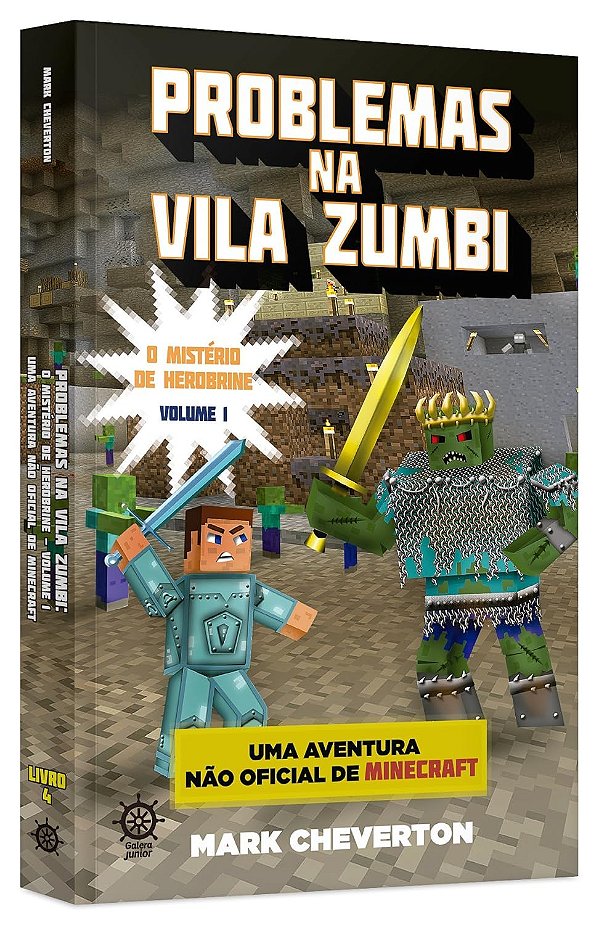 Problemas na Vila Zumbi (Vol. 1 Minecraft: O mistério de Herobrine) - USADO