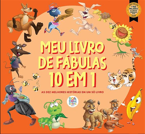 Meu livro de fábulas 10 em 1 - Bom Bom Books