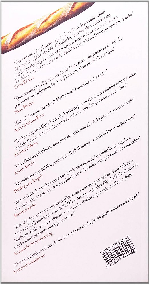 Guia Danusia Barbara 2007 - Restaurantes do Rio - USADO
