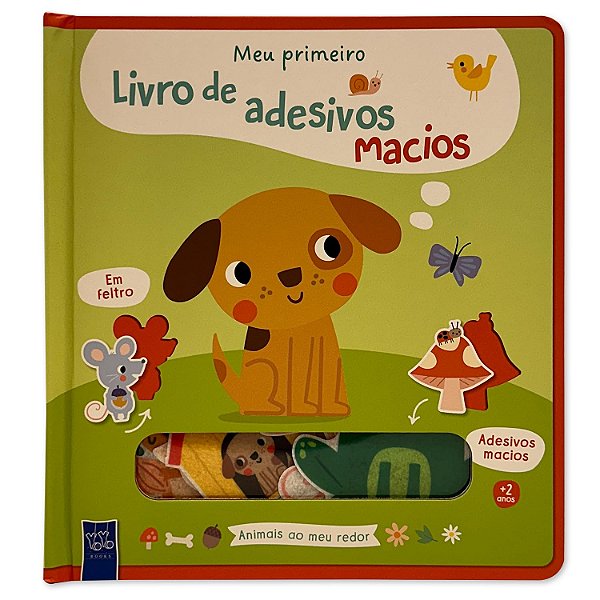Meu primeiro livro de adesivos macios - Animais ao meu redor - Catapulta
