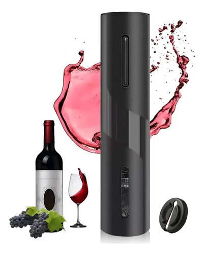 Abridor De Vinho Elétrico Saca Rolhas Automático - Preto
