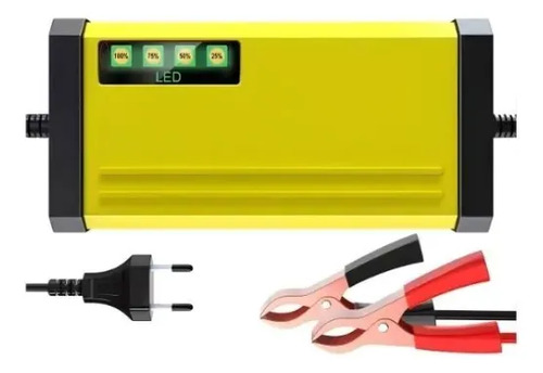 Carregador De Bateria Automotivo 12v Automático Com Led