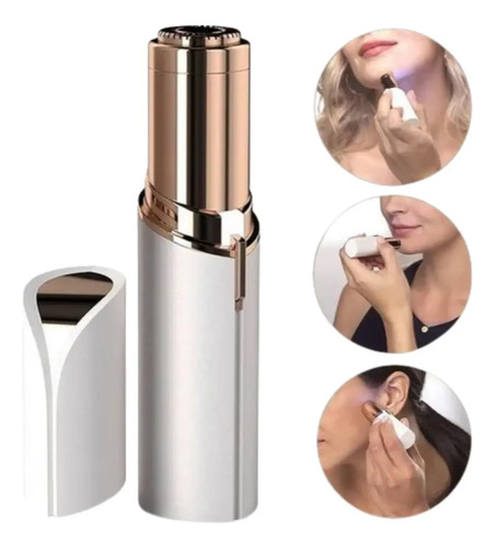 Depilador Facial Batom Recarregável Sem Fio Indolor