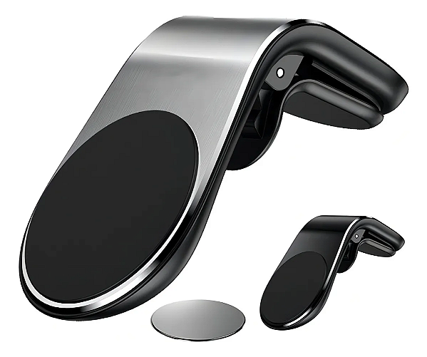 Kit 2 Suporte Veicular Magnético Celular 360° Imã Forte - Cores