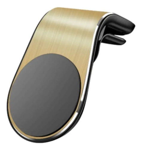 Suporte Veicular Magnético Celular 360° Imã Forte Dourado