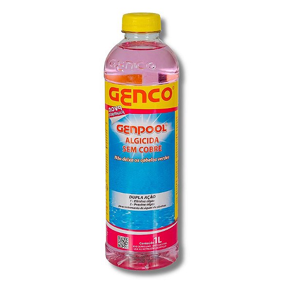 Genco Algicida Sem Cobre Genpool - 1L