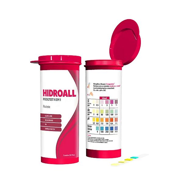 Hidroall Fita Pooltest 4 Em 1