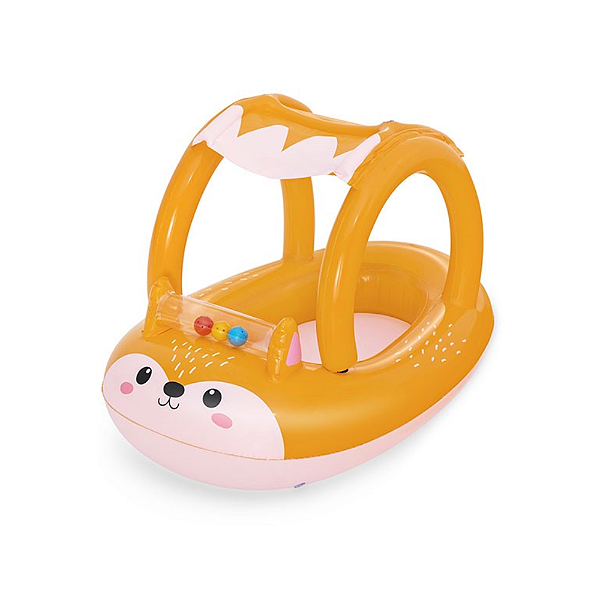Bote Infantil Inflável Friendly Fox Bestway 94 x 66 cm com Cobertura