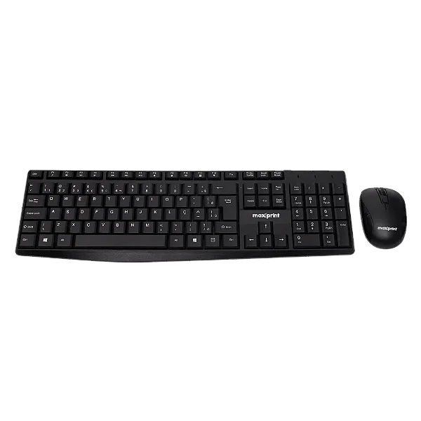 Kit Teclado e mouse sem fio Arteck 2 em 1 RF 2.4G Maxprint