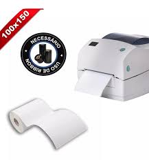 Etiqueta Couche 100x150 mm rolo com 192 etiquetas 30 metros