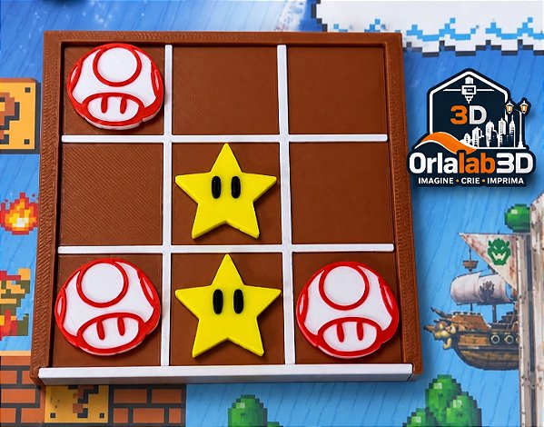 Jogo da Velha Temático Mário