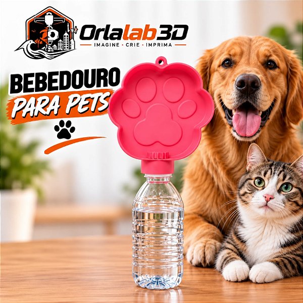 Bebedouro para Pets Encaixe para Garrafa