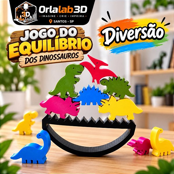 Jogo do Equilíbrio dos Dinossauros